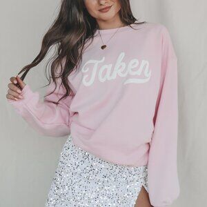 AMAZING LACE Taken Pink Pullover Size Small